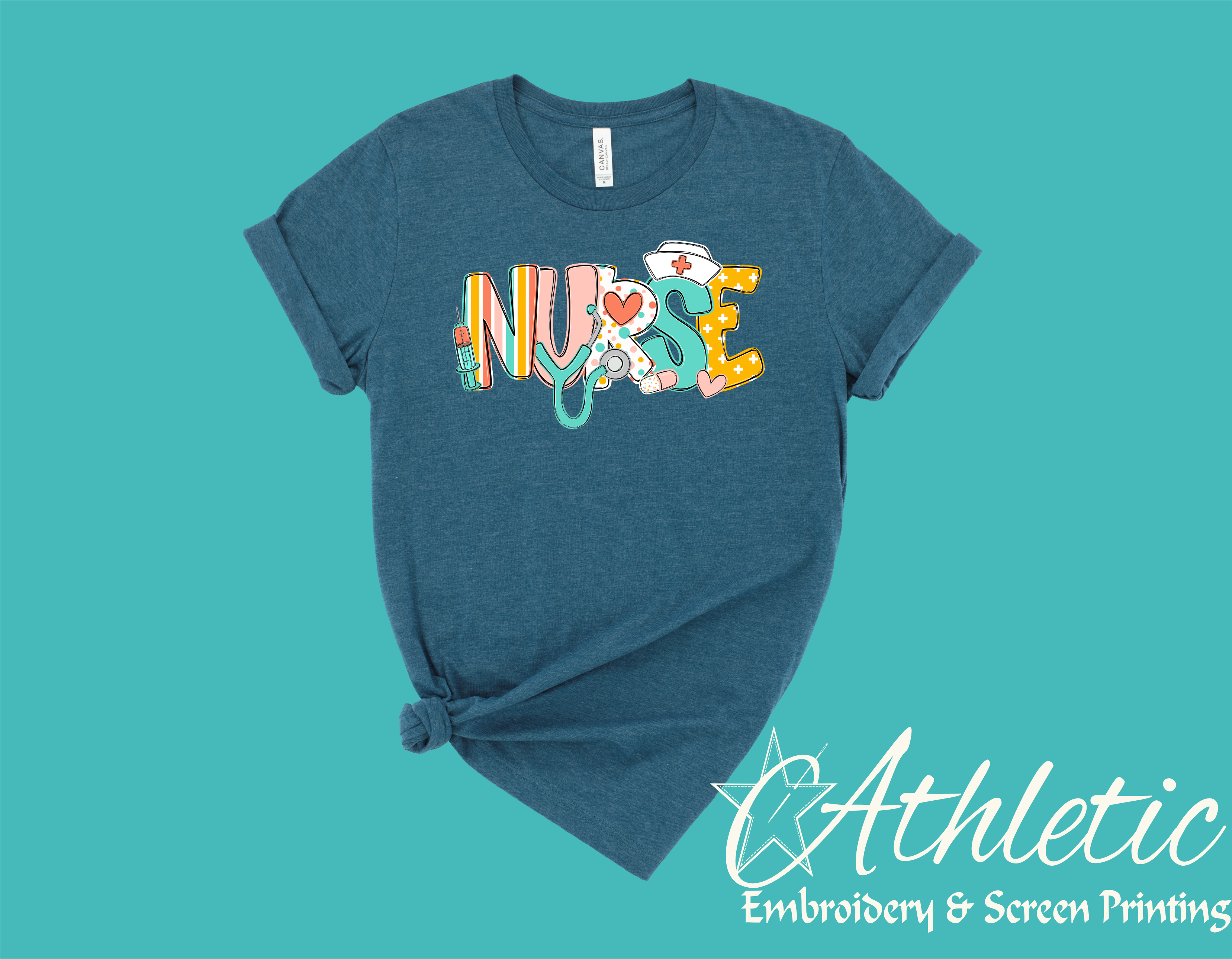 Custom NURSE - Bella Canvas Tee