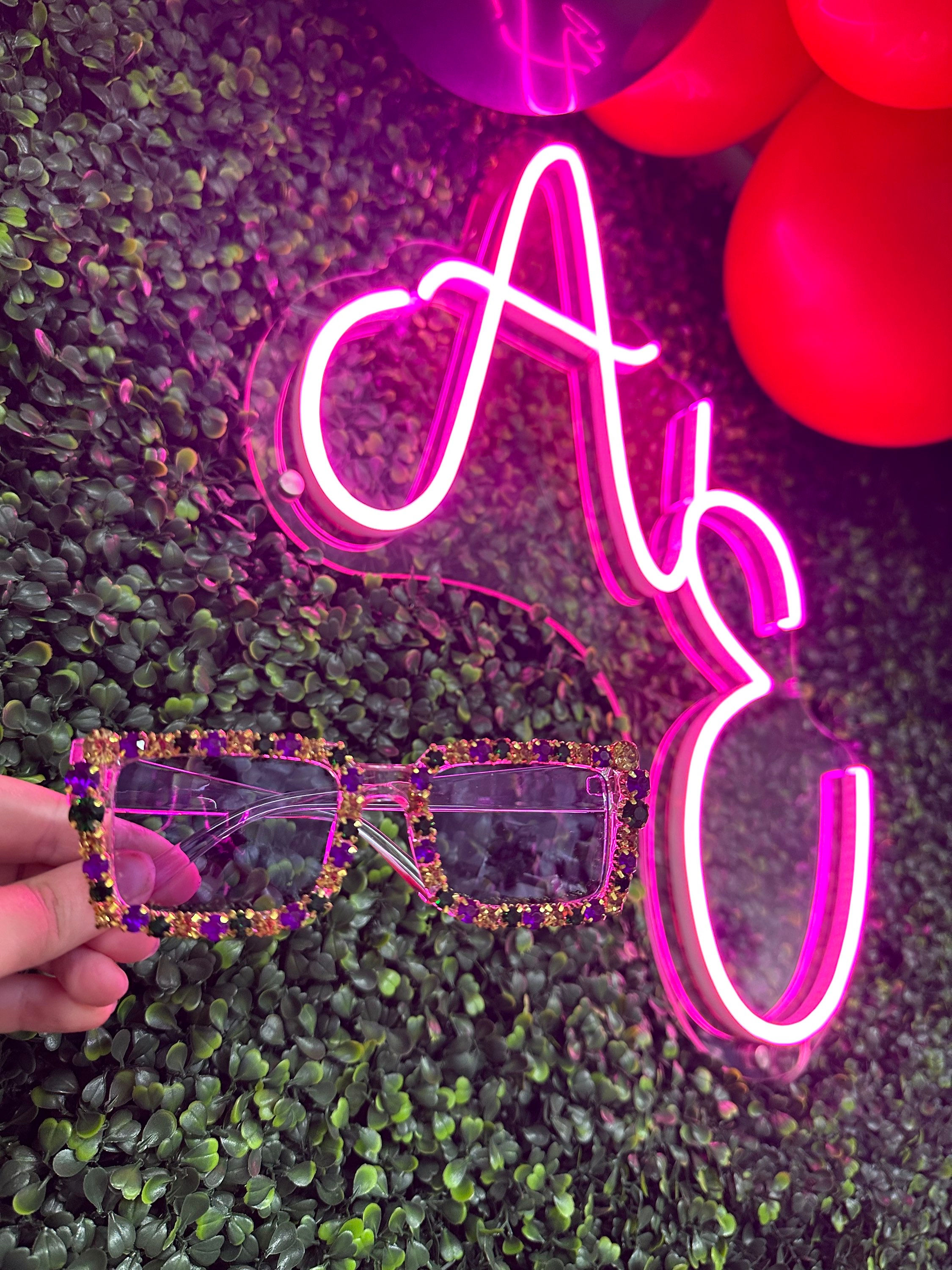Mardi Gras Purple Sunnies