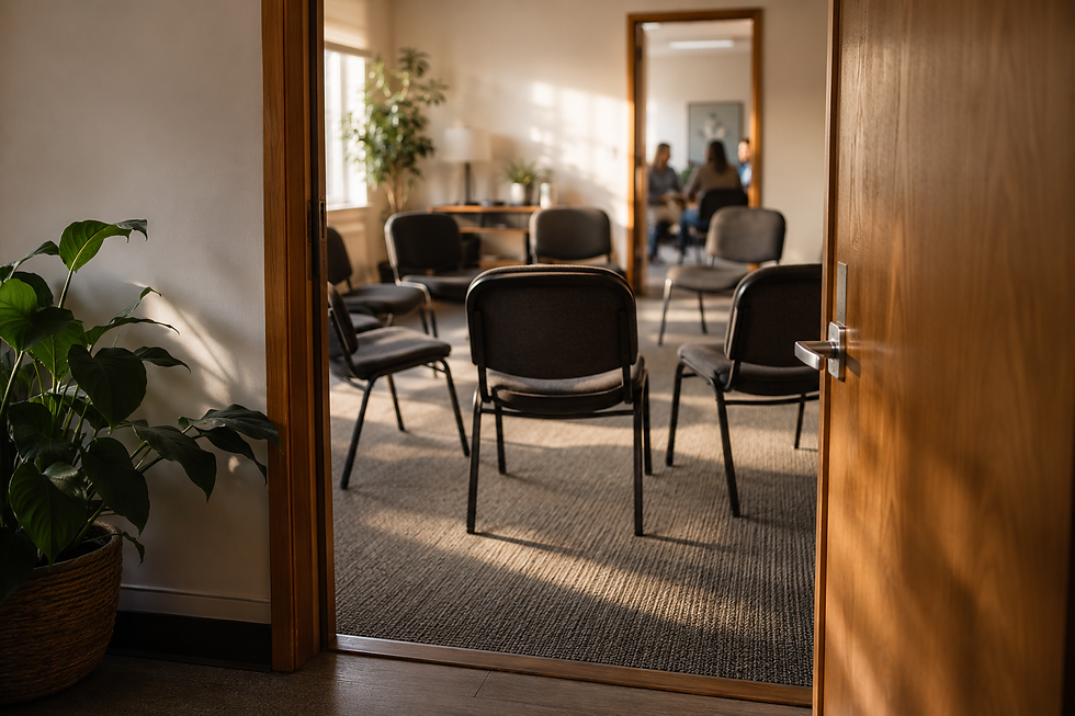 Porta oberta cap a un espai de suport comunitari per a persones amb addiccions comportamentals i les seves famílies.