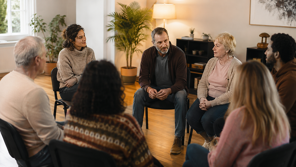 Grup d’ajuda entre iguals que ofereix suport, comunitat i esperança durant la recuperació d’una addicció.