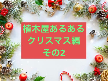 植木屋あるある？「クリスマス過ぎたけど、サンタの真似をしてプレゼントを渡すが、ガーデニング用品のため子供から嫌がられる様子」