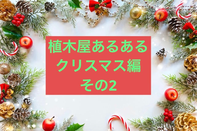 植木屋あるある？「クリスマス過ぎたけど、サンタの真似をしてプレゼントを渡すが、ガーデニング用品のため子供から嫌がられる様子」