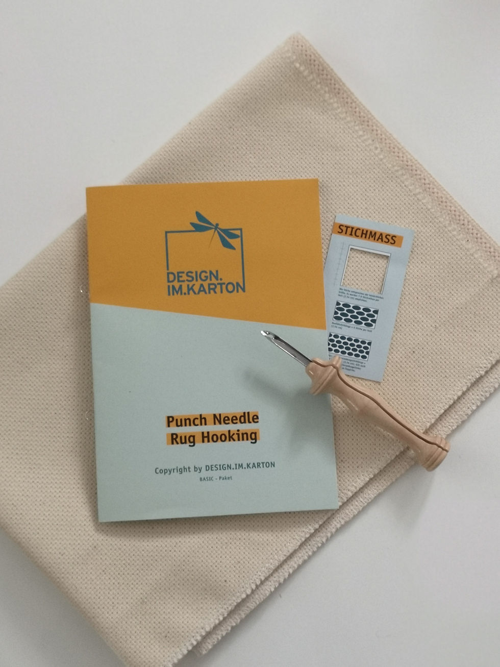 Miniaturbild: Punch Needle Basic KIT inkl. Gripper Stripe Rahmen