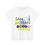 Thumbnail: white t-shirt with a San Francisco graphic featuring the Golden Gate Bridge, Transamerica Pyramid, cable car