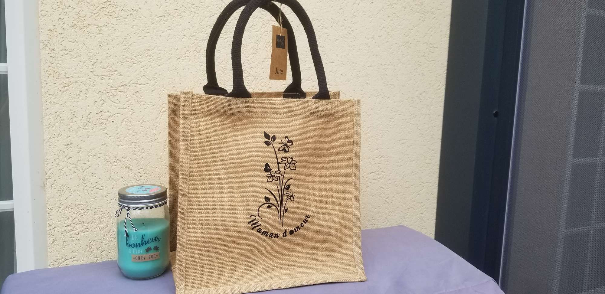Sac en toile de jute (modèle 2)