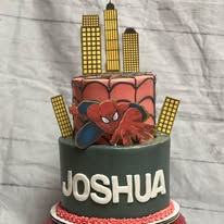 Spiderman cake