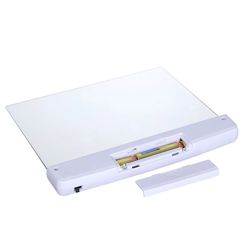 Thumbnail: Flat Night Vision Reading Lamp Battery Reading Light Portable Led Light Book Nig