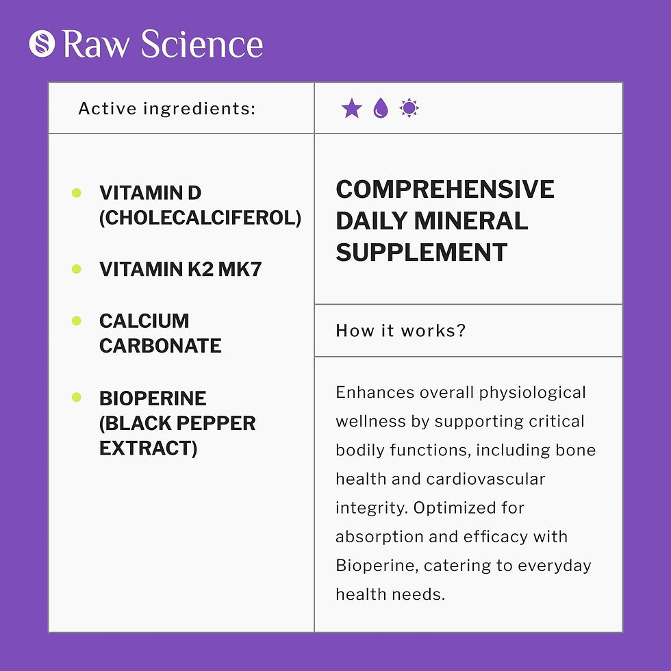 Thumbnail: Vitamin D3 K2 Calcium Supplement Vitamin D 5000 IU Vitamin K2 MK7 100 mcg 60Pill