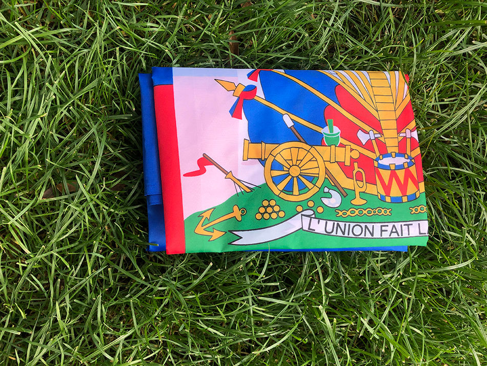 Thumbnail: SKY FLAG Free shipping Haiti Flag 90x150cm hanging Polyester blue red 2 Sides Pr