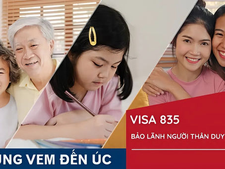 Visa 835 Úc: Đoàn Tụ Gia Đình Nhanh 2026