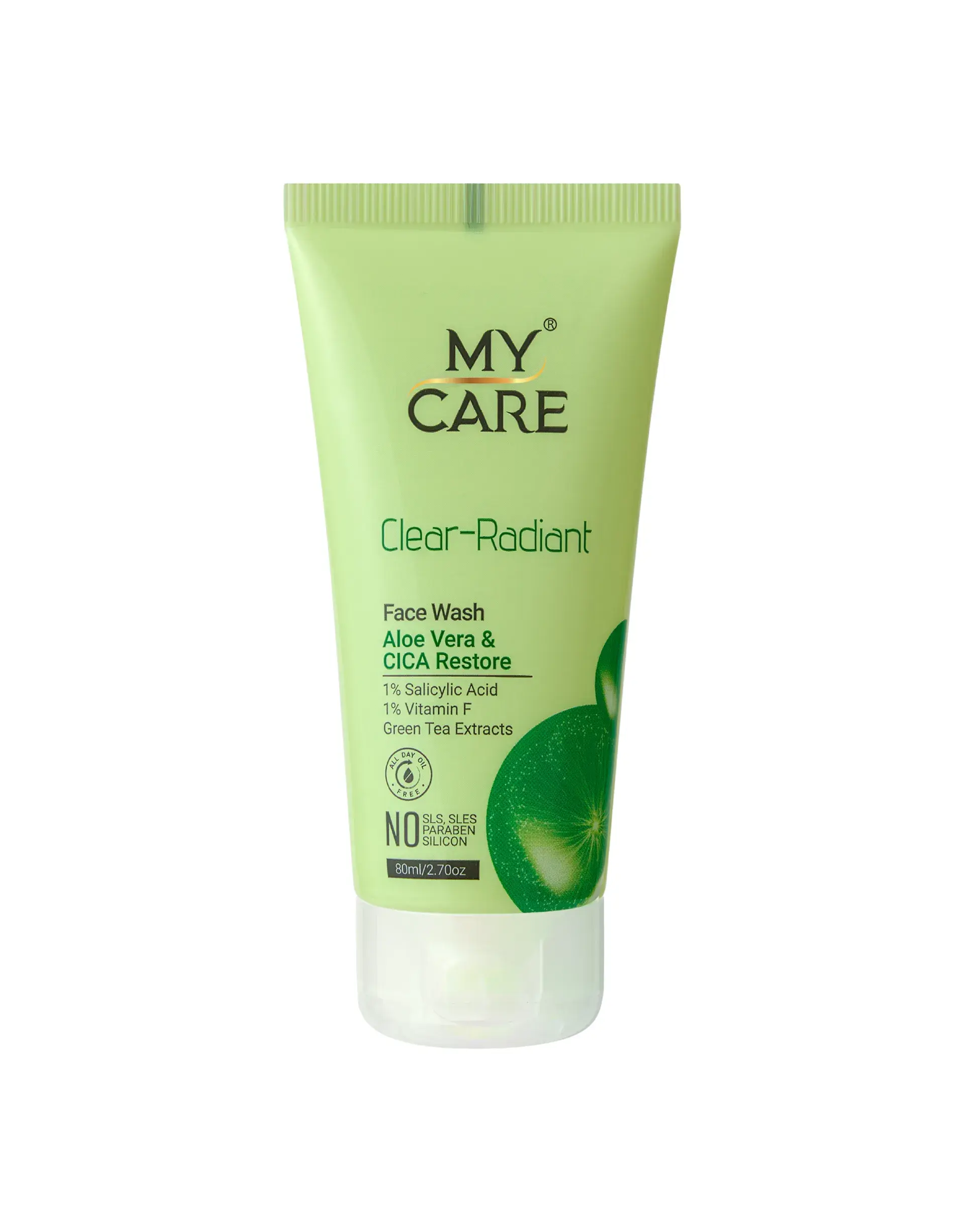 MY CARE PLUS  Face Wash - Clear-Radiant | CICA & Aloe Vera | Sensitive Skin