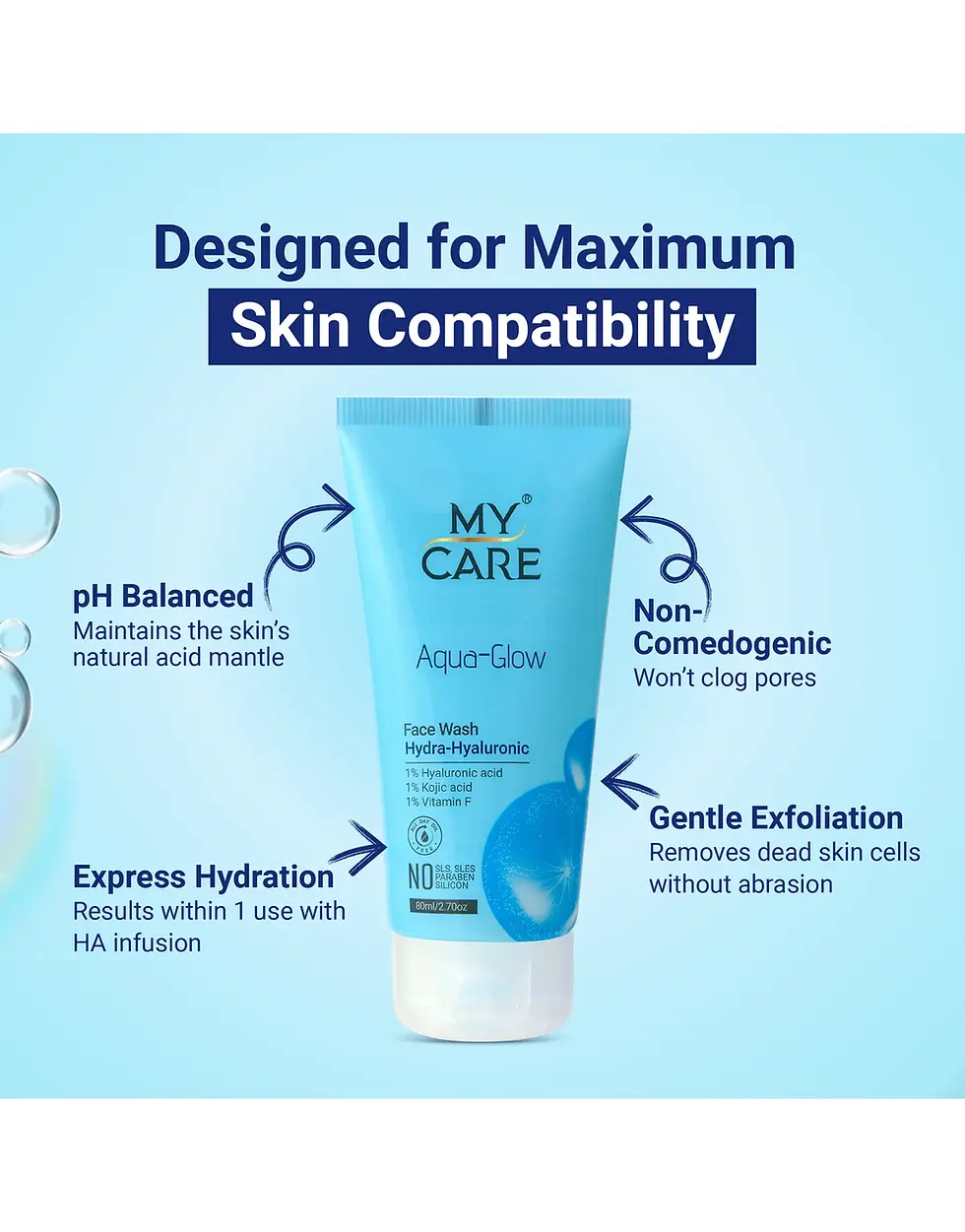 Thumbnail: MY CARE PLUS FACE WASH - AQUA GLOW