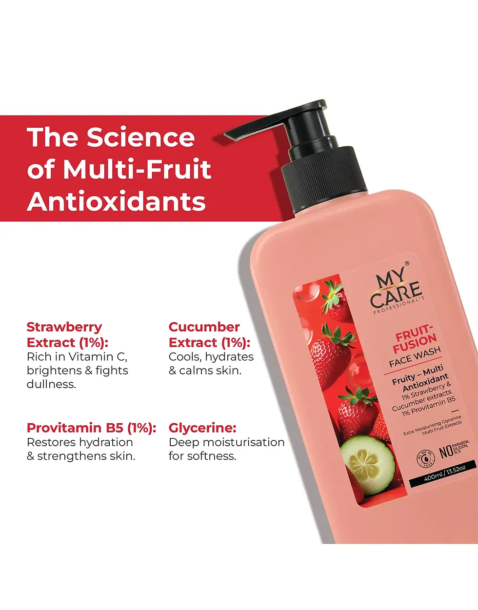 Thumbnail: MY CARE PROFESSIONALS "Fruit Fusion" Face Wash