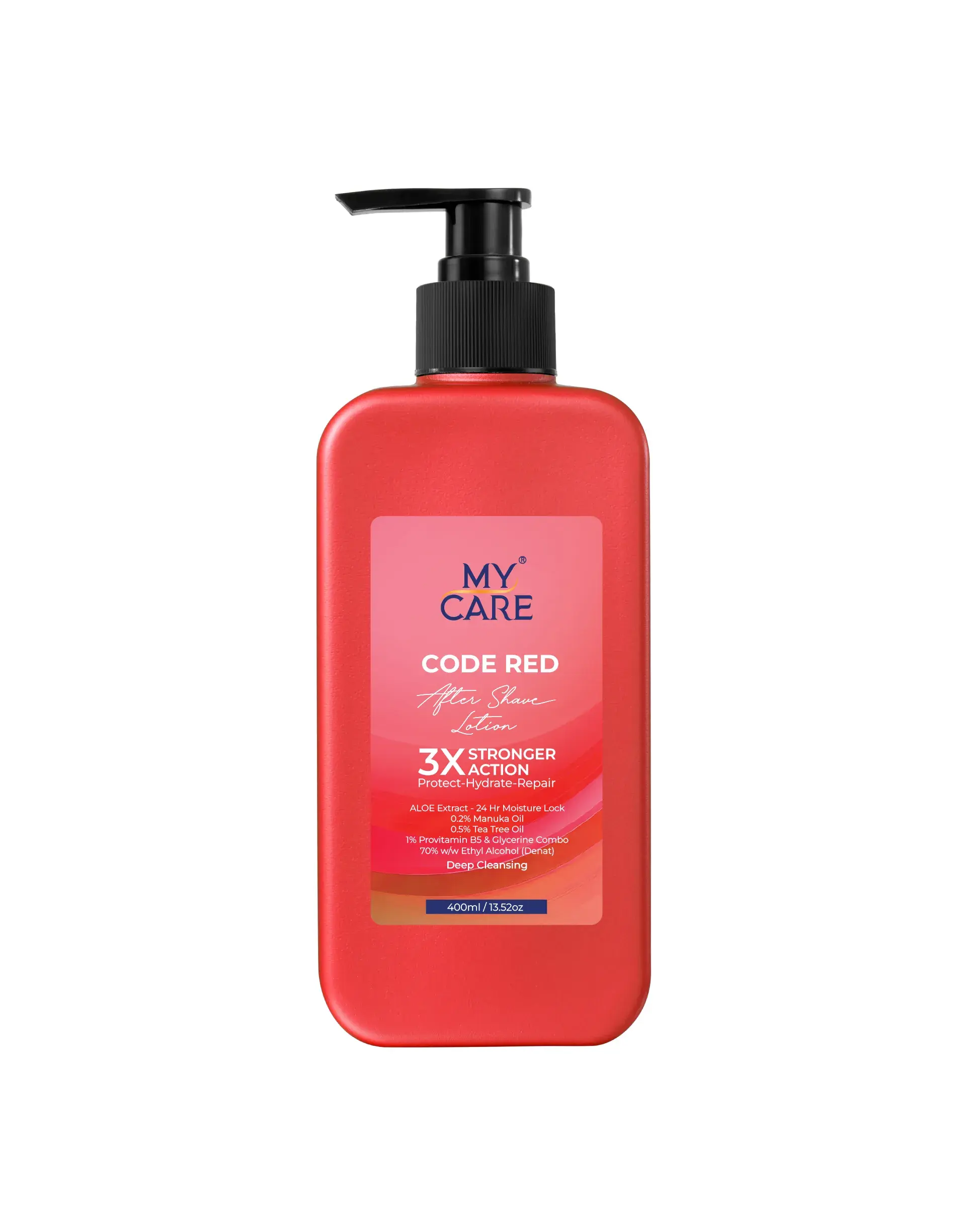MY CARE PLUS "CODE RED" AFTER SHAVE LOTION