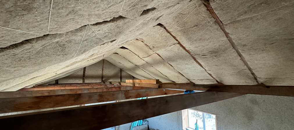 HempWool® installed in an attic