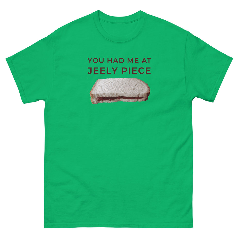 Thumbnail: Green T-shirt with you had me at jeely piece
