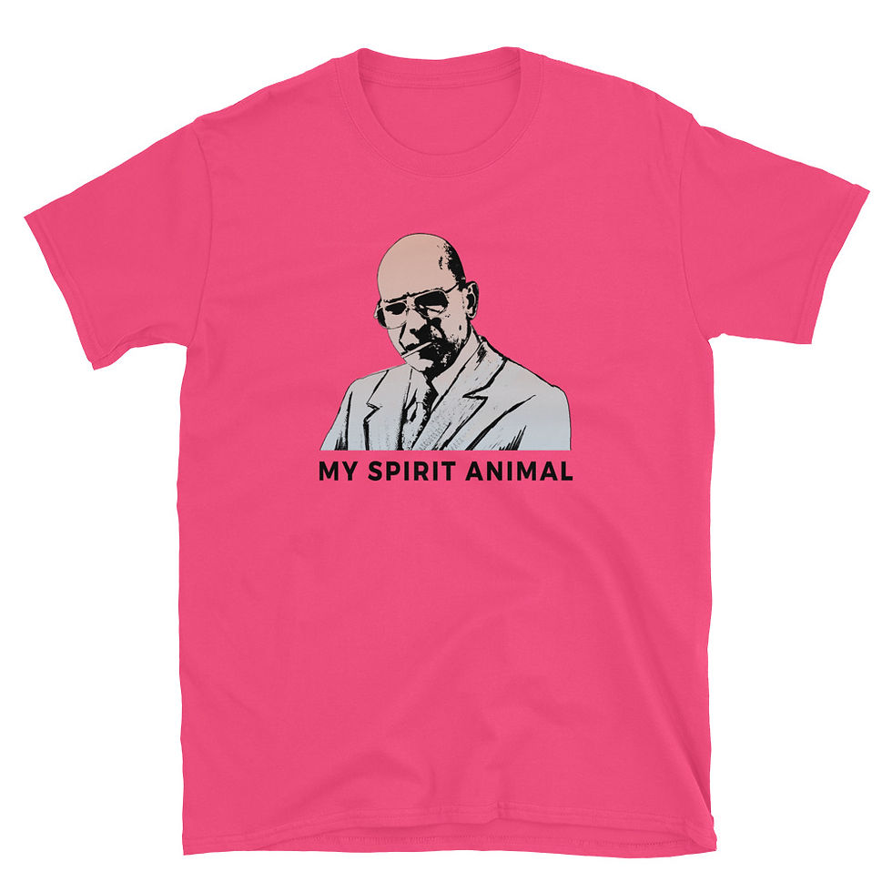 Heliconia Kojak Spirit Animal T-Shirt Front View