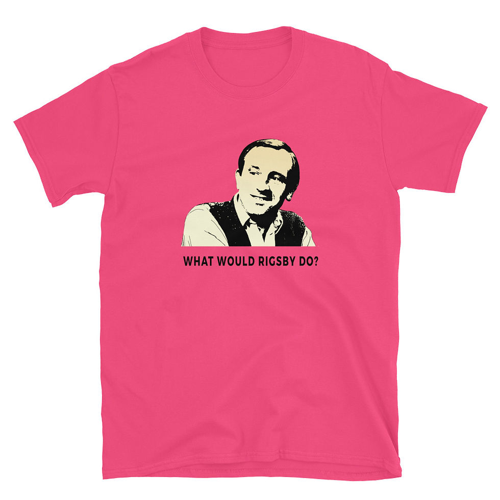 Thumbnail: Heliconia What Would Rigsby Do Unisex T-Shirt Front View