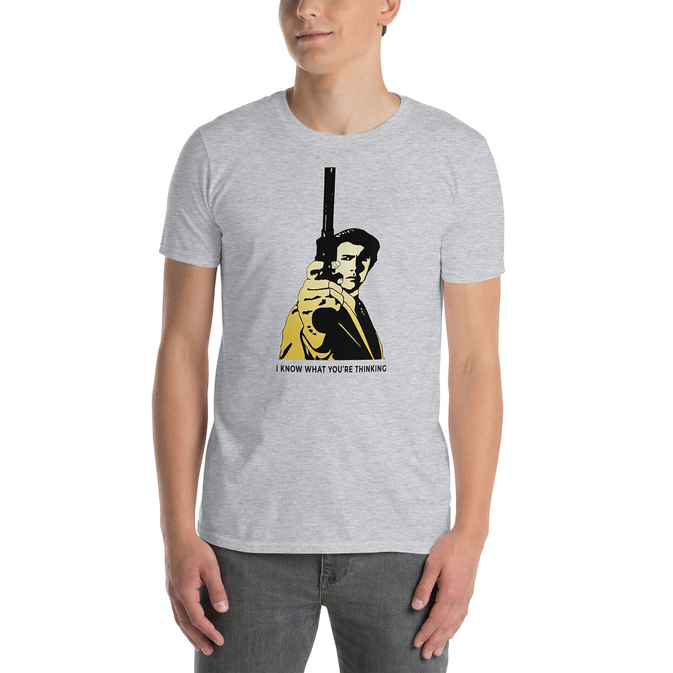 Thumbnail: Model Wears Dirty Harry Tribute T-Shirt