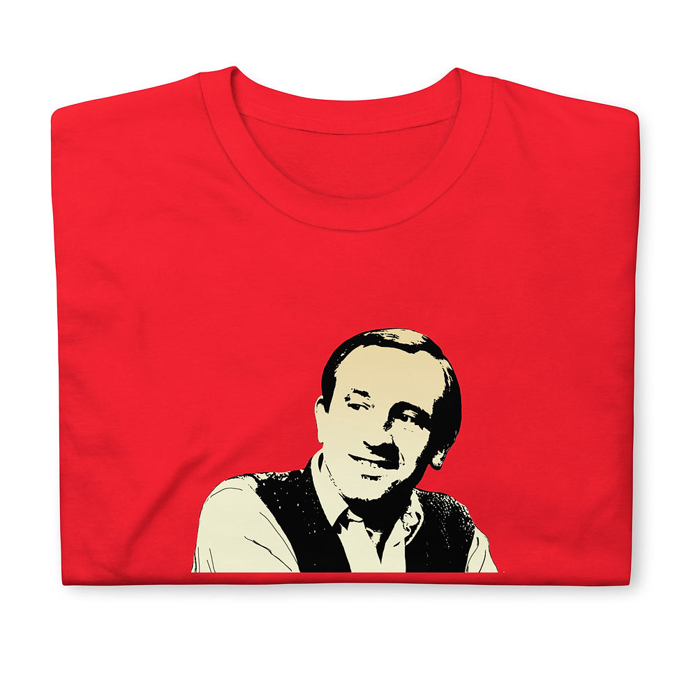 Thumbnail: Red Rigsby My God Quote Unisex T-Shirt Folded