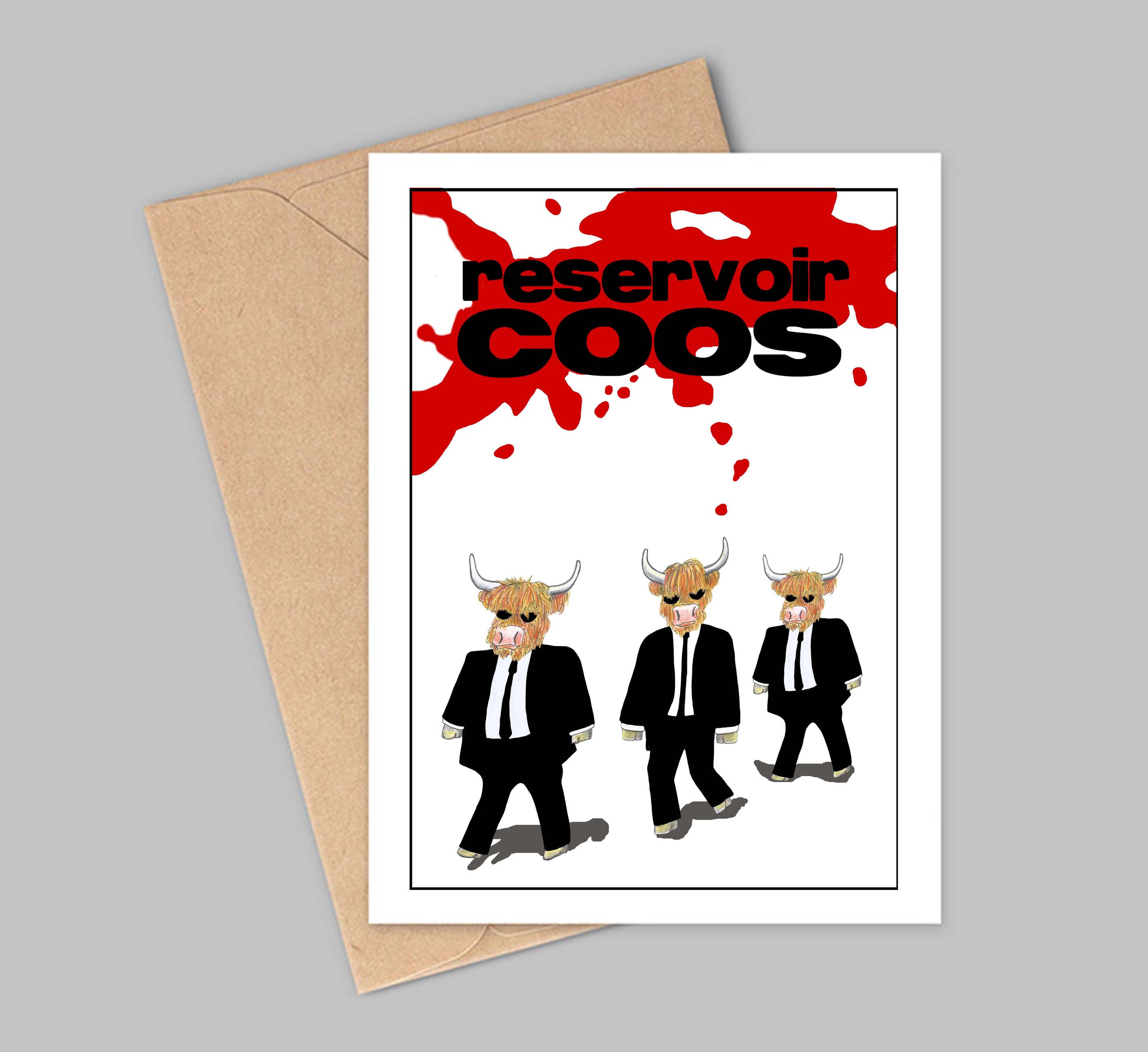 Reservoir Coos Greetings Card