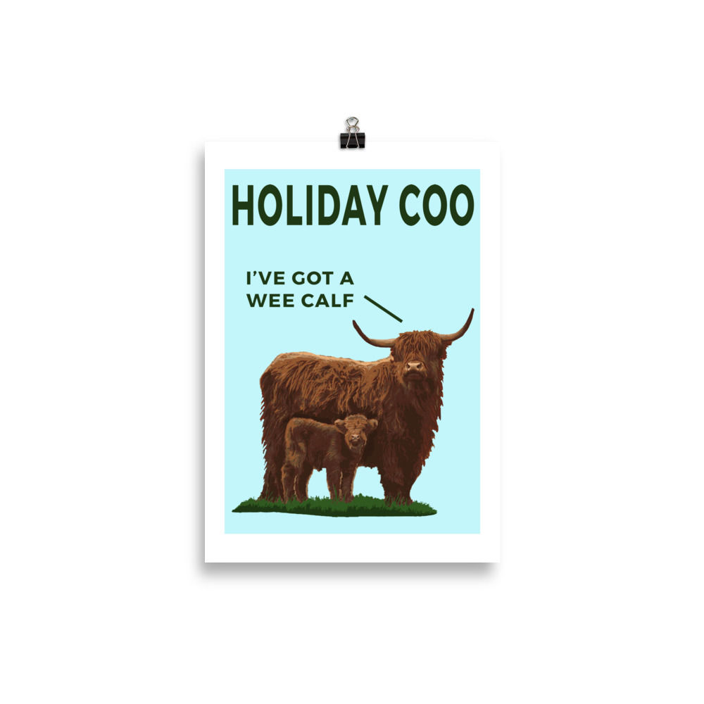 Holiday Coo Poster Front View