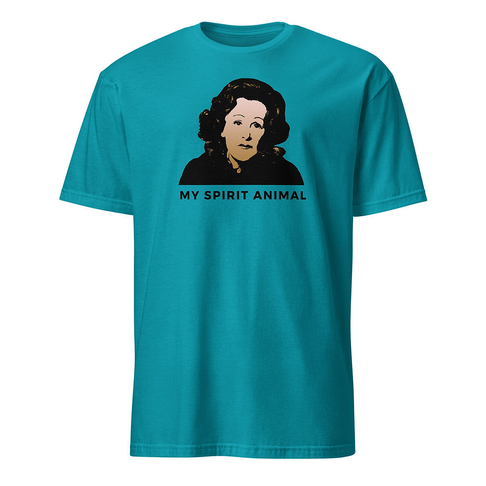 Thumbnail: Tropical Blue Fanny Cradock Spirit Animal T-Shirt