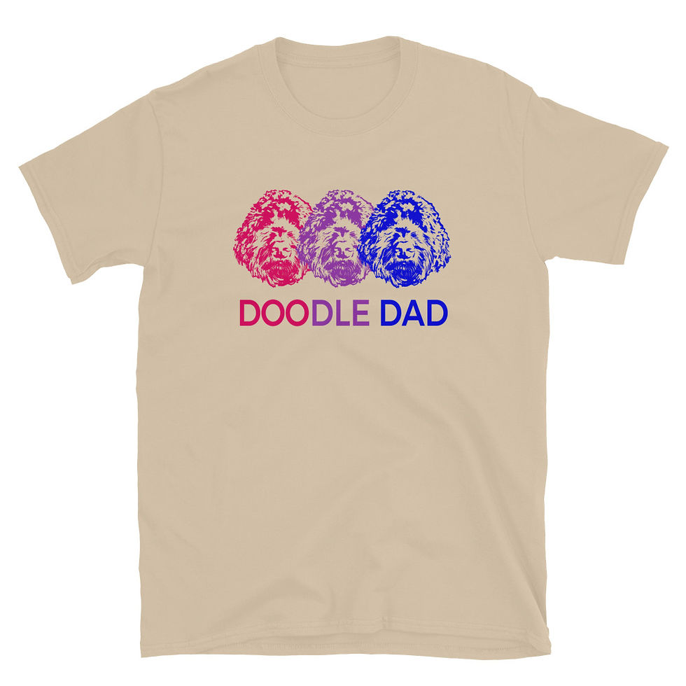 Thumbnail: Sand Doodle Dad T-Shirt Front View