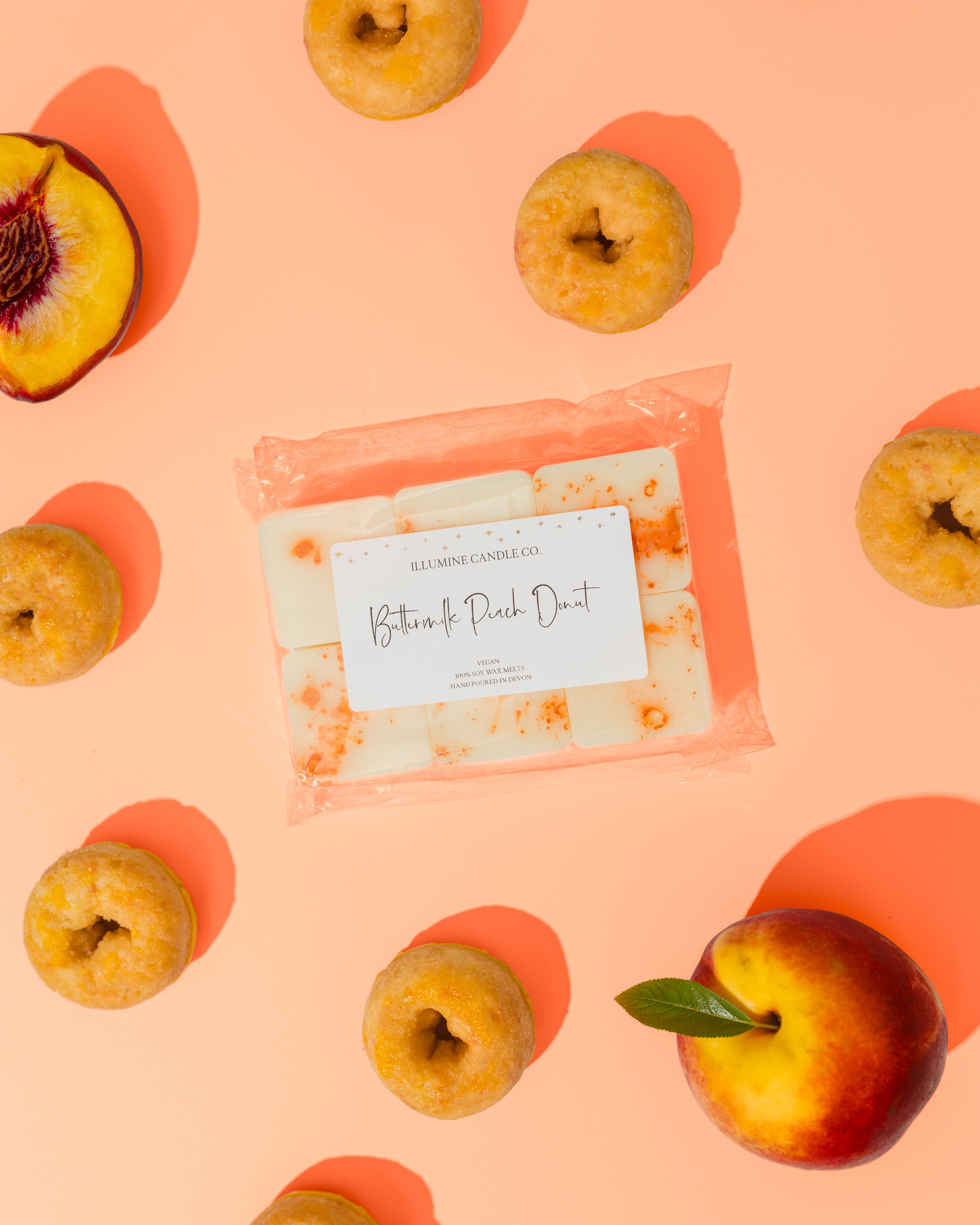 Buttermilk Peach Donut Soy Wax Melts