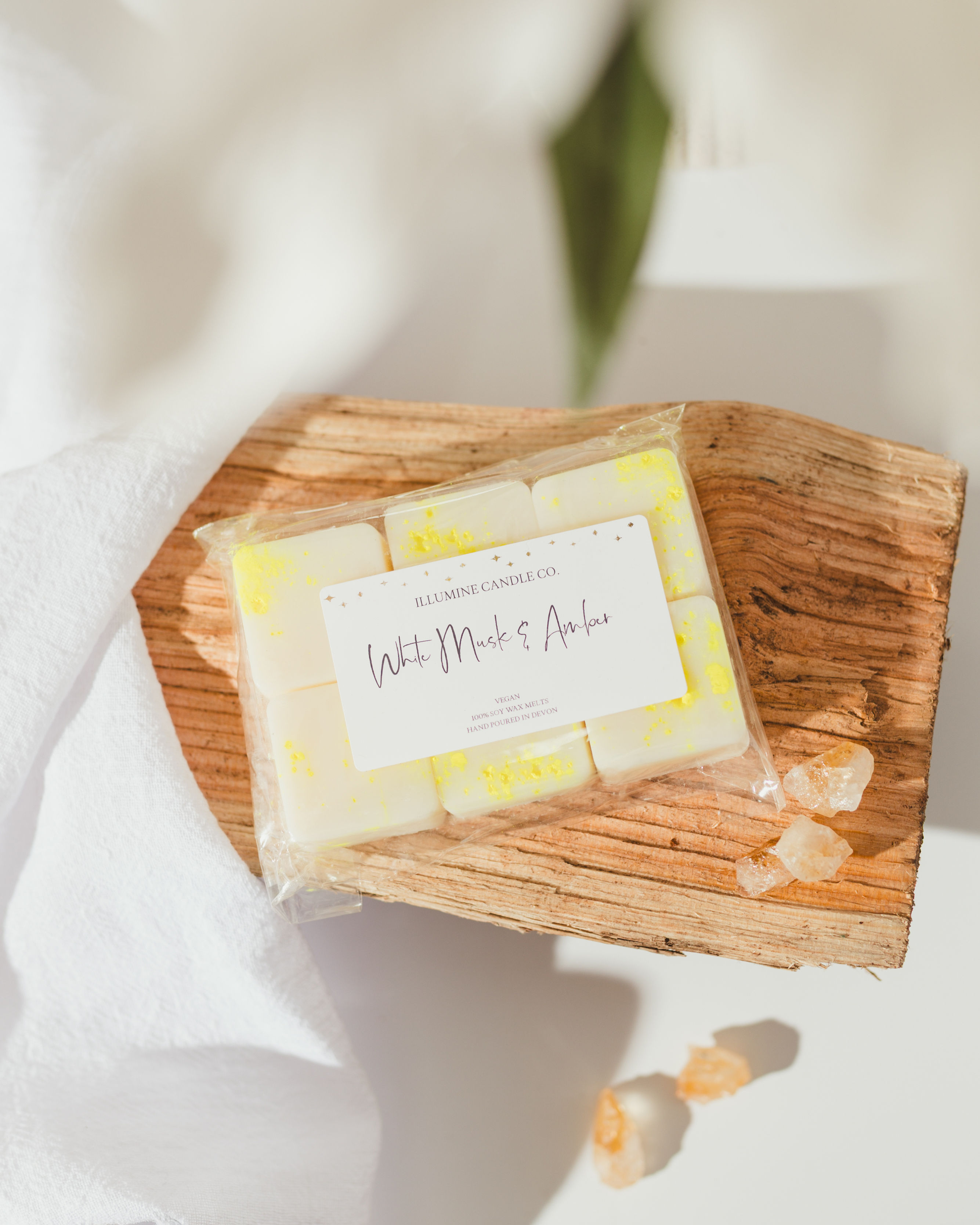 White Musk & Amber Soy Wax Melts