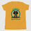 Thumbnail: Youth gold t-shirt, featuring cool cat and sunset
