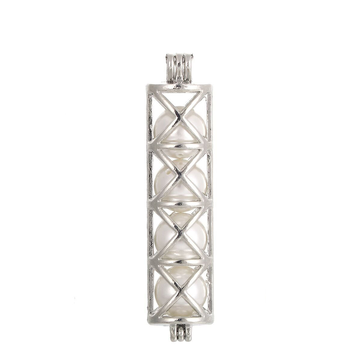 Cross Tower Pearl Pendant