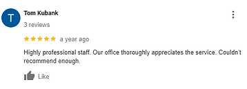 Client google review