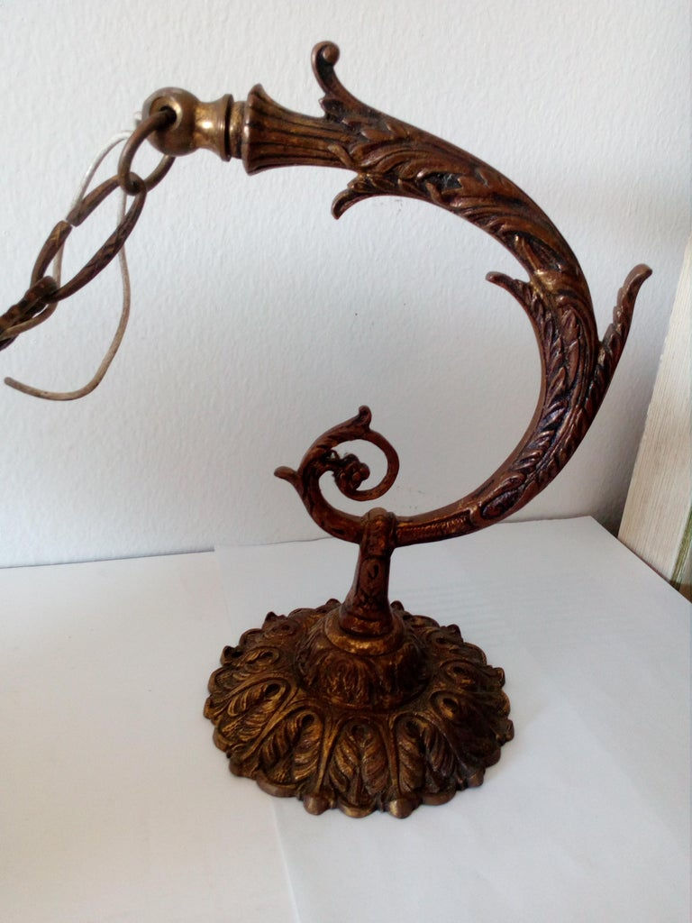 Miniatura: Pair of Regency style Lanterns, Italy 1930, gilded bronze 24-karat,