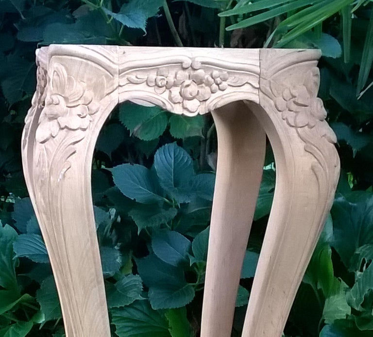 Miniatura: Bar stool, raw wood frame, philippe stark