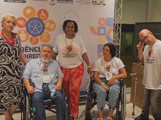 Participação da ABC CUIDADORES na V Conferência da Pessoa com Deficiência em Aracaju-SE.