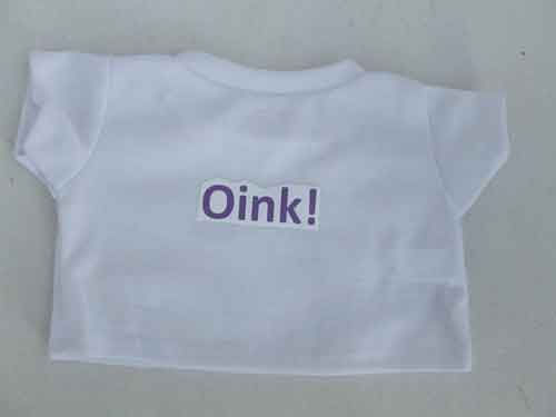 Thumbnail: PERSONALISED PIGGY with handmade clothing