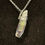 Thumbnail: Spirit Quartz, Lava Stone, Wire Wrapped, Want, Pendant, Necklace
