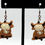 Thumbnail: Highland, Cow, Dangle, Earrings