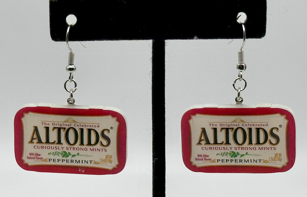 Thumbnail: Candy, Silver, Dangle, Earrings