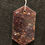 Thumbnail: Garnet, Epoxy, Resin, Gemstone, Handmade, Pendant, 18 Inch Necklace, 20 Inch Necklace, 24 Inch Necklace