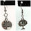 Thumbnail: Silver, Circle, Tree of Life, Dangle, Earrings