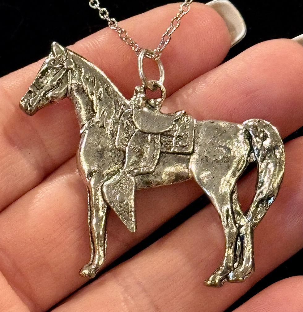 Thumbnail: Silver, Horse, Pendant, Necklace