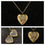 Thumbnail: Rose, Antique Bronze, Silver, Rose Gold, Gold, Heart, Locket, Necklace
