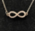 Gold, Silver, Infinity, Rhinestone, Necklace - SerenityGraceJewelry