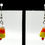 Thumbnail: Candy Corn, Silver, Dangle, Earrings