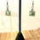 Thumbnail: Green Aventurine, Gold, Silver, Dangle, Earrings
