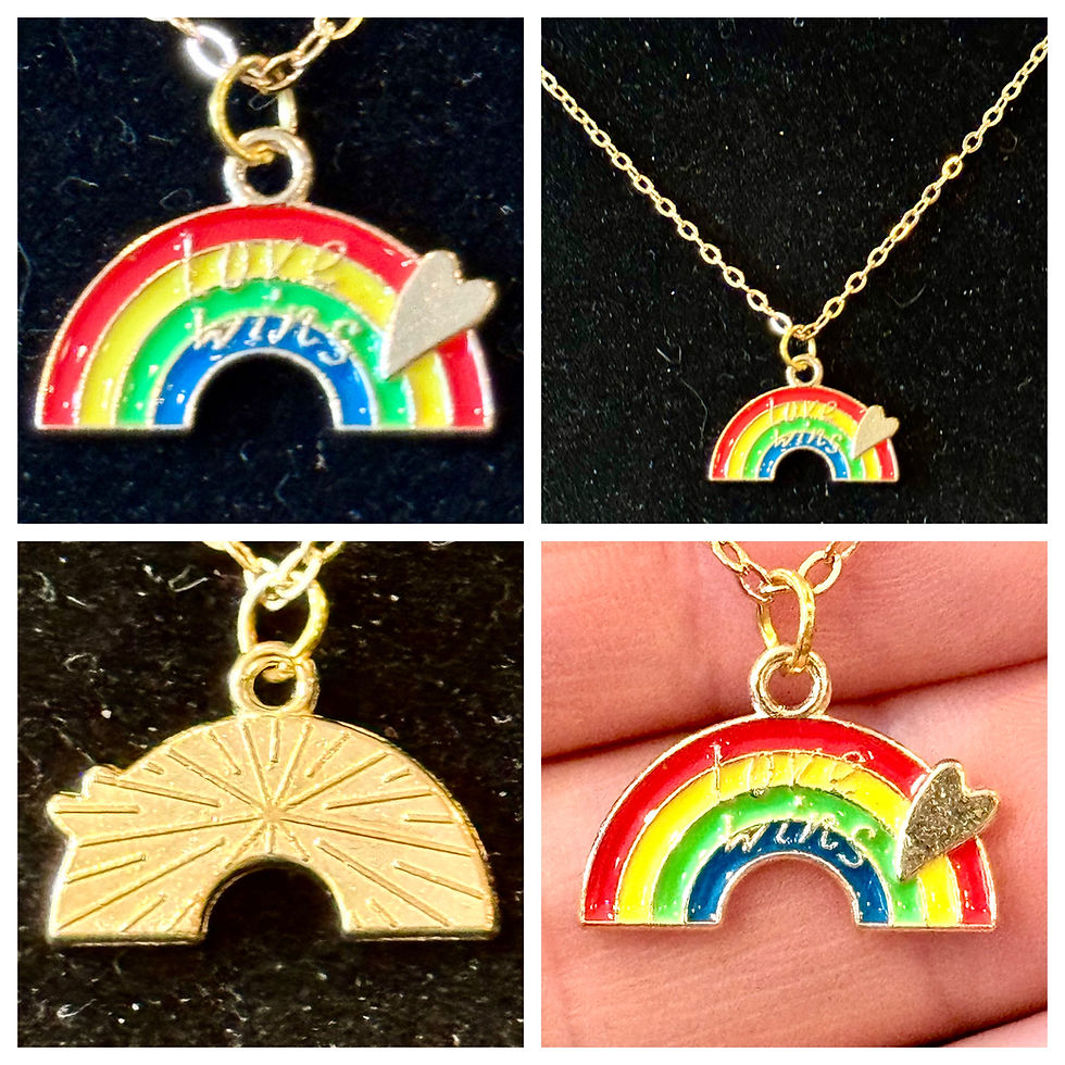 Thumbnail: Pride, Love Wins, Rainbow, Flag, Pendant, Necklace