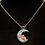 Thumbnail: Sloth, I Love You To The Moon And Back, Silver, Pendant, 20 Inch Necklace, 24 Inch Necklace, 18 Inch Necklace