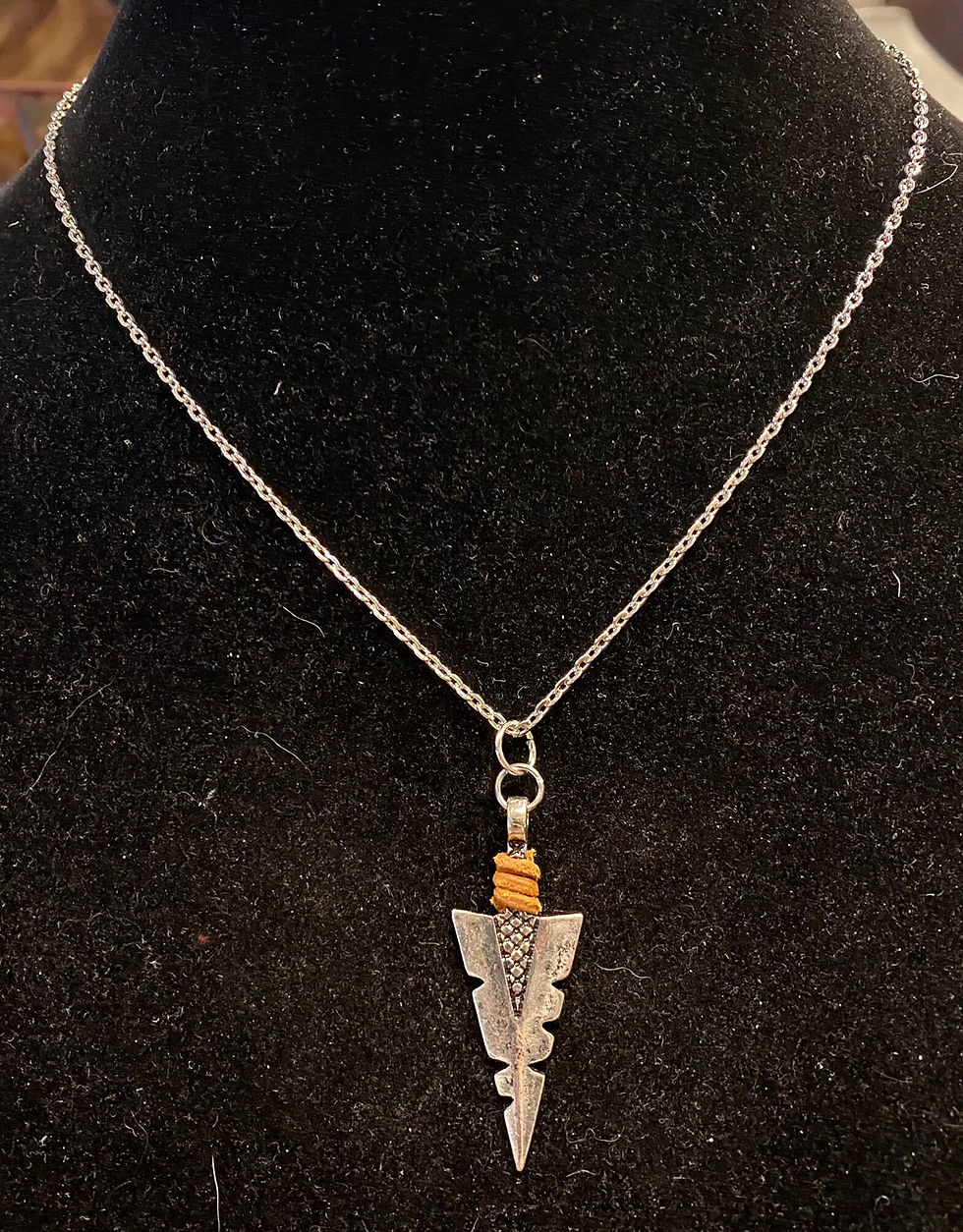 Thumbnail: Arrowhead, Silver, Copper, Gold, Pendant, Necklace - SerenityGraceJewelry